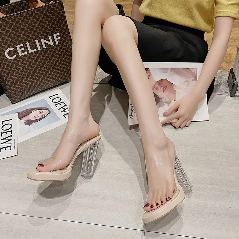 New Fashion Hot Sale Women's Sandals PVC Jelly Crystal Shoes Transparent High Heels Women's Sexy Party Transparent High Heels
New Fashion Hot Sale Women's Sandals PVC Jelly Crystal Shoes Transparent High Heels Women's Sexy Party Transparent High Heels
