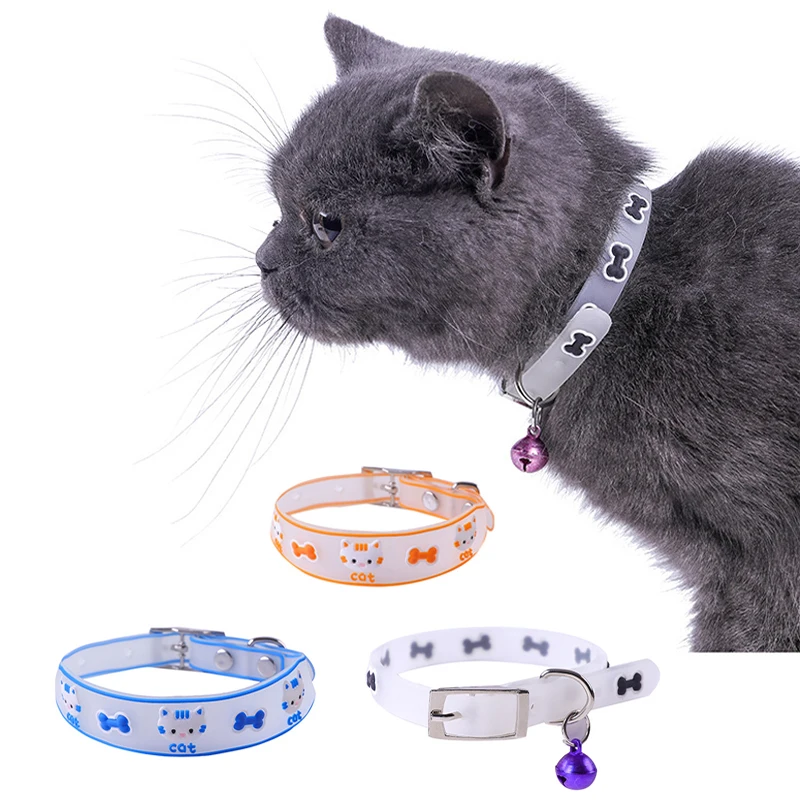 Cute Universal Pet Supply Pet Glowing Collars Safety Buckle Kitten Adjustable Neck Strap Luminous Necklace With Bells Puppy
Cute Universal Pet Supply Pet Glowing Collars Safety Buckle Kitten Adjustable Neck Strap Luminous Necklace With Bells Puppy