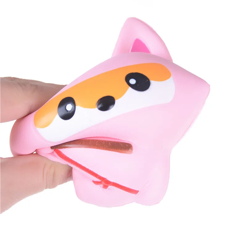 

Animal Kawaii Ninja Squishy Panda/Fox/Bear Jumbo Bread Soft Slow Rising Kids Toys Sweet Charm Cartoon Cake Wholesale