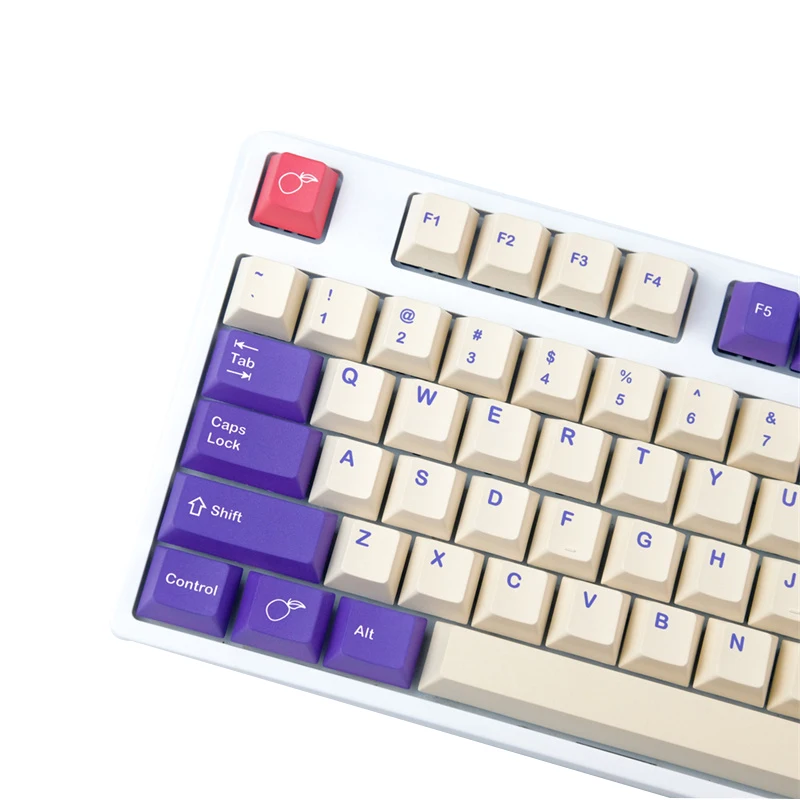Cute GMK Plum Keycaps Theme PBT Sublimation Keycaps Cherry Height For Kaihua TTC Axis Mechanical Keyboard
Cute GMK Plum Keycaps Theme PBT Sublimation Keycaps Cherry Height For Kaihua TTC Axis Mechanical Keyboard