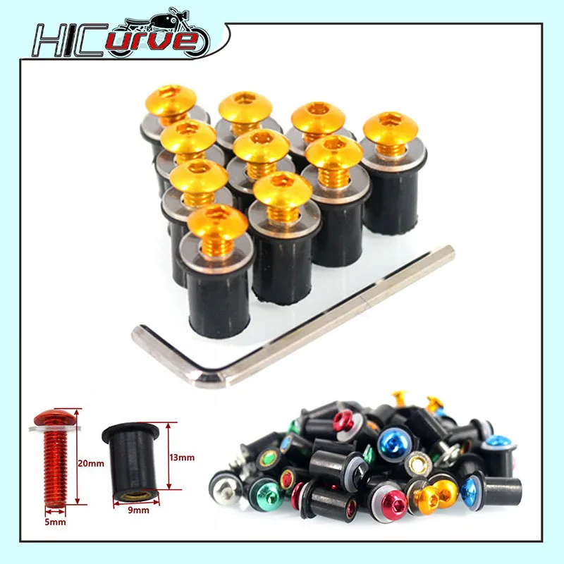 For YAMAHA T-MAX 530 500 TMAX530 TMAX500 XP500 TDM900 V-MAX1200 5mm 10PCS Motorcycle Windshield Bolts Screw Nut Fastener Kit
For YAMAHA T-MAX 530 500 TMAX530 TMAX500 XP500 TDM900 V-MAX1200 5mm 10PCS Motorcycle Windshield Bolts Screw Nut Fastener Kit