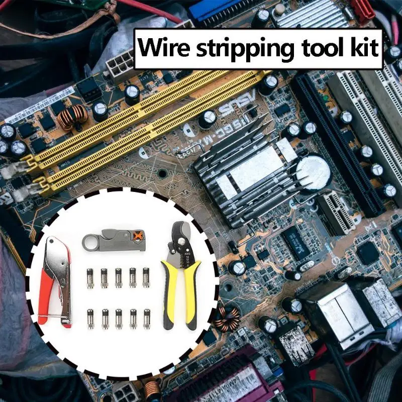 13pcs Computer Network Repair Tool Kit High Quality Daily Durability LAN Cable Crimper Tester Wire Stripper 200x110x50mm
13pcs Computer Network Repair Tool Kit High Quality Daily Durability LAN Cable Crimper Tester Wire Stripper 200x110x50mm