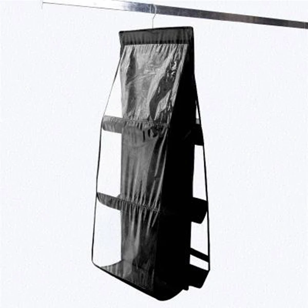 Hanging Handbag Organizer Dust-Proof Storage Holder Bag Wardrobe Closet for Purse Clutch with 6 Large Pockets
Hanging Handbag Organizer Dust-Proof Storage Holder Bag Wardrobe Closet for Purse Clutch with 6 Large Pockets