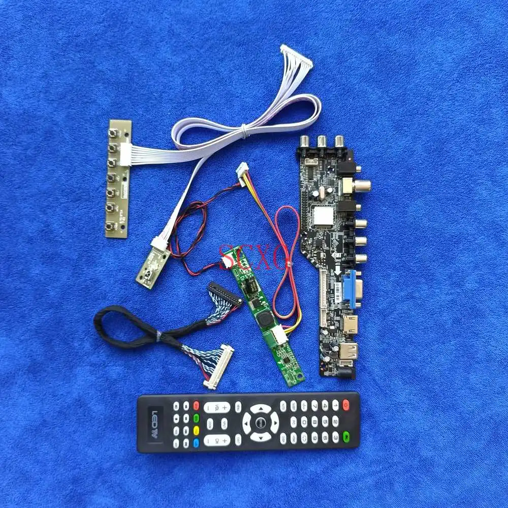 30-Pin LVDS AV VGA USB HDMI-compatible LED LCD Display Drive Board Fit M240HVN01.0/M240HVN01.1 DIY Kit Signal Digital 1920*1080
30-Pin LVDS AV VGA USB HDMI-compatible LED LCD Display Drive Board Fit M240HVN01.0/M240HVN01.1 DIY Kit Signal Digital 1920*1080