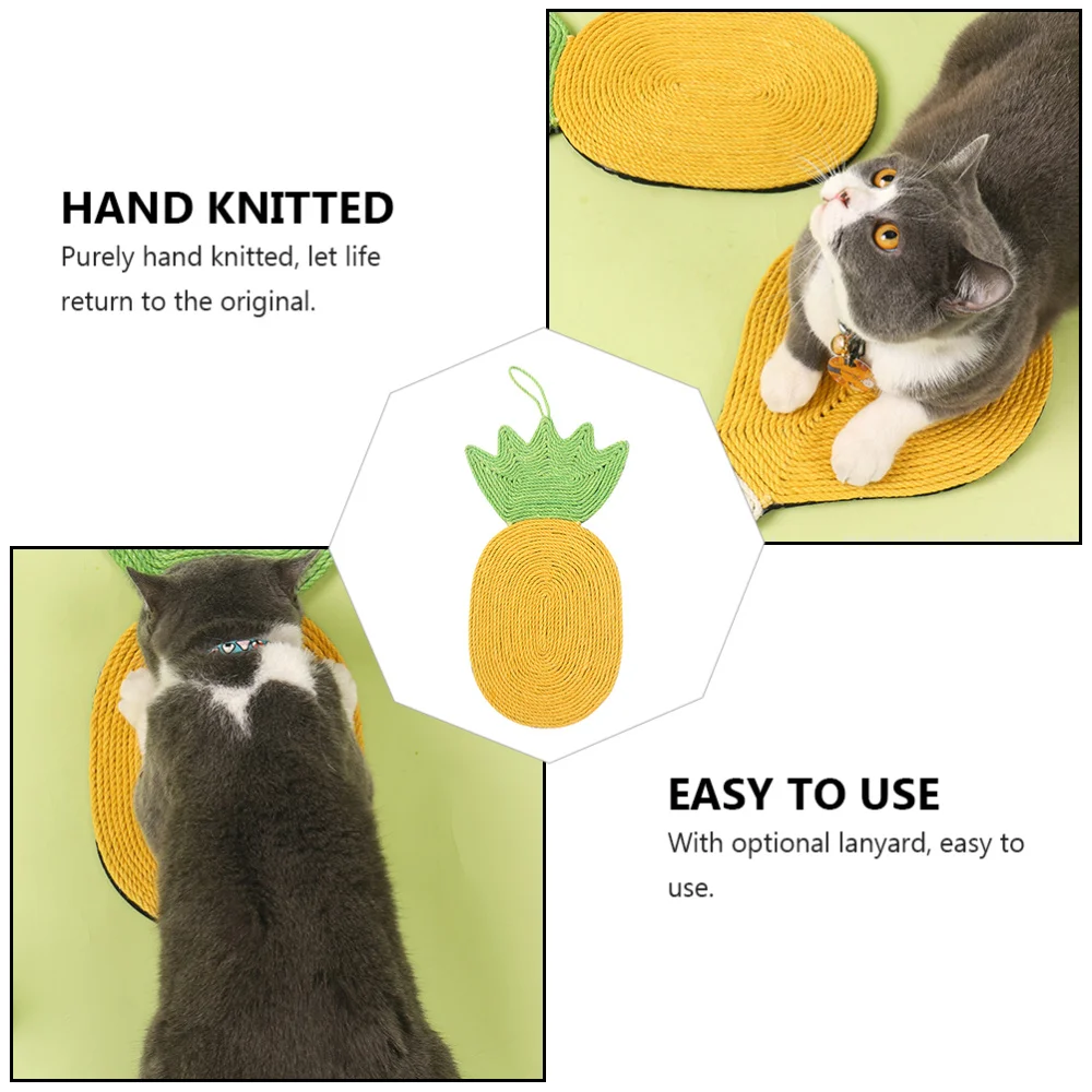 1Pc Funny Cat Playing Mat Pineapple Modeling Pad Creative Grinding Claws Cushion
1Pc Funny Cat Playing Mat Pineapple Modeling Pad Creative Grinding Claws Cushion