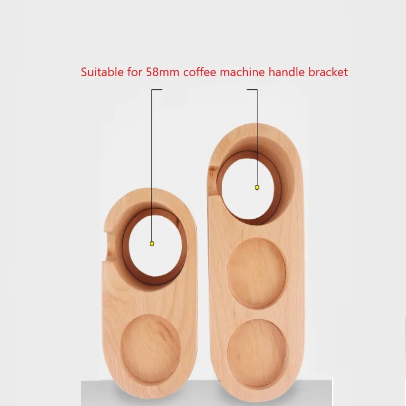 58mm Beech Press Powder Base Coffee Tampers Italian Coffee Brewing Hammer Pad Solid Wood Anti-skid Filling Powder Holder
58mm Beech Press Powder Base Coffee Tampers Italian Coffee Brewing Hammer Pad Solid Wood Anti-skid Filling Powder Holder