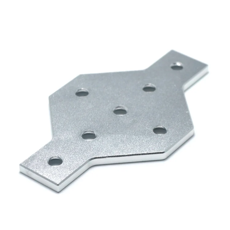 High quality X shape 7 hole connecting plate for 2020 aluminum profile 
High quality X shape 7 hole connecting plate for 2020 aluminum profile