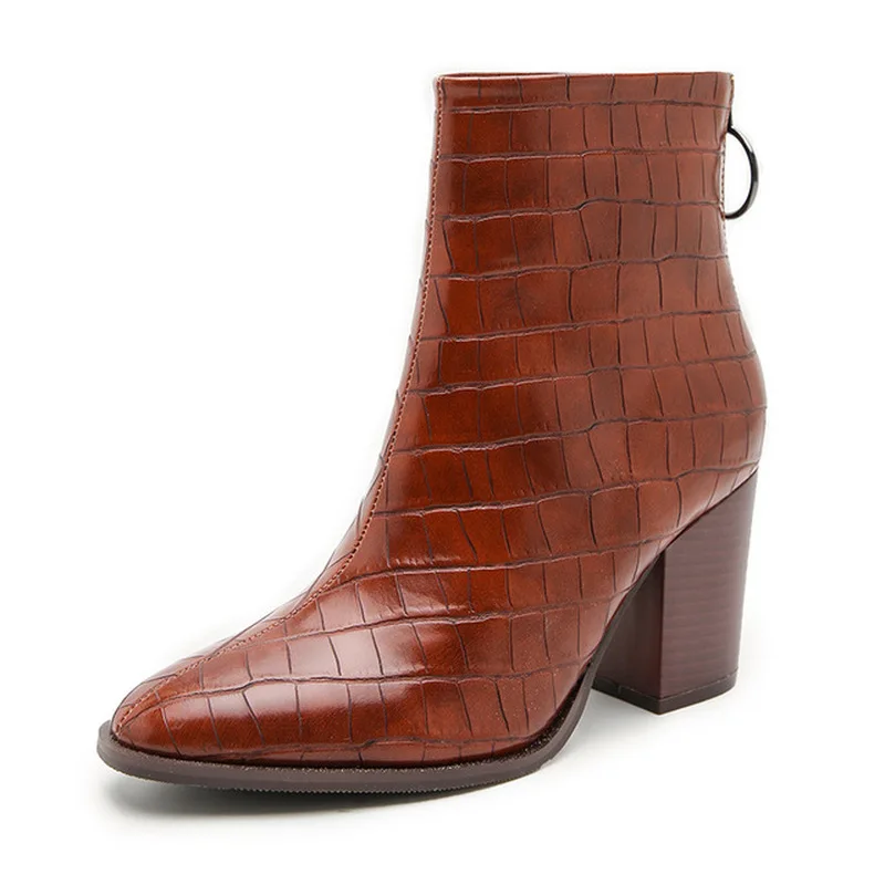 Women Chelse Boots Ankle Snake Pattern Solid Platform Chunky High Heel Solid Mature Sexy Fashion Shoes Ladies Plus Size 36-43
Women Chelse Boots Ankle Snake Pattern Solid Platform Chunky High Heel Solid Mature Sexy Fashion Shoes Ladies Plus Size 36-43