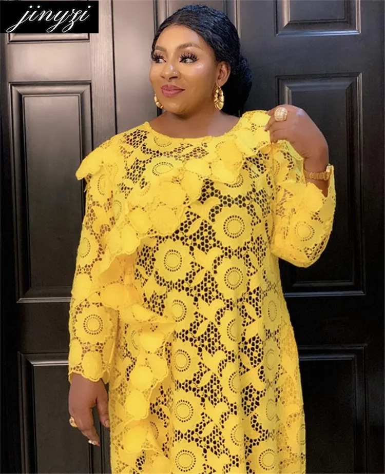 Free shipping loose African lace ladies dress yellow solid color robe plus size casual dress church skirt vintage dress gothic
Free shipping loose African lace ladies dress yellow solid color robe plus size casual dress church skirt vintage dress gothic