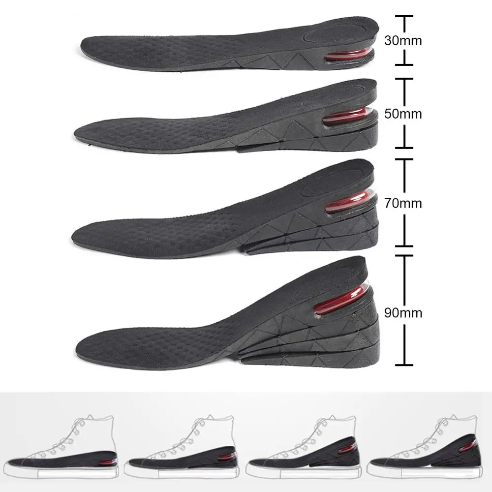 3-9cm Height Increase Insole Cushion Unisex Height Lift Adjustable Cut Women Men Lift Shoe Heel Insert Pad
3-9cm Height Increase Insole Cushion Unisex Height Lift Adjustable Cut Women Men Lift Shoe Heel Insert Pad