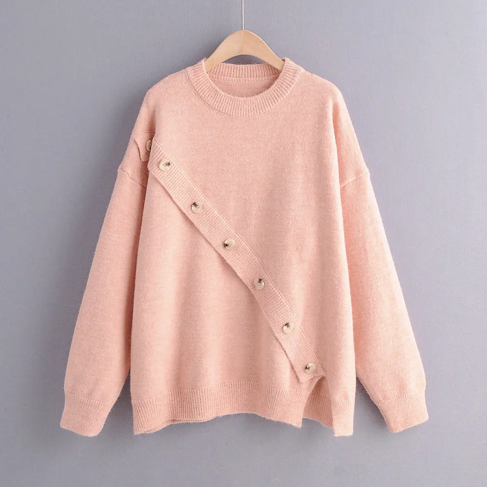 On Sale 2019 Autumn Winter Women Knitted Sweater Casual Soft Jumper Fashion Slim Pull Femme Pullovers Button
On Sale 2019 Autumn Winter Women Knitted Sweater Casual Soft Jumper Fashion Slim Pull Femme Pullovers Button