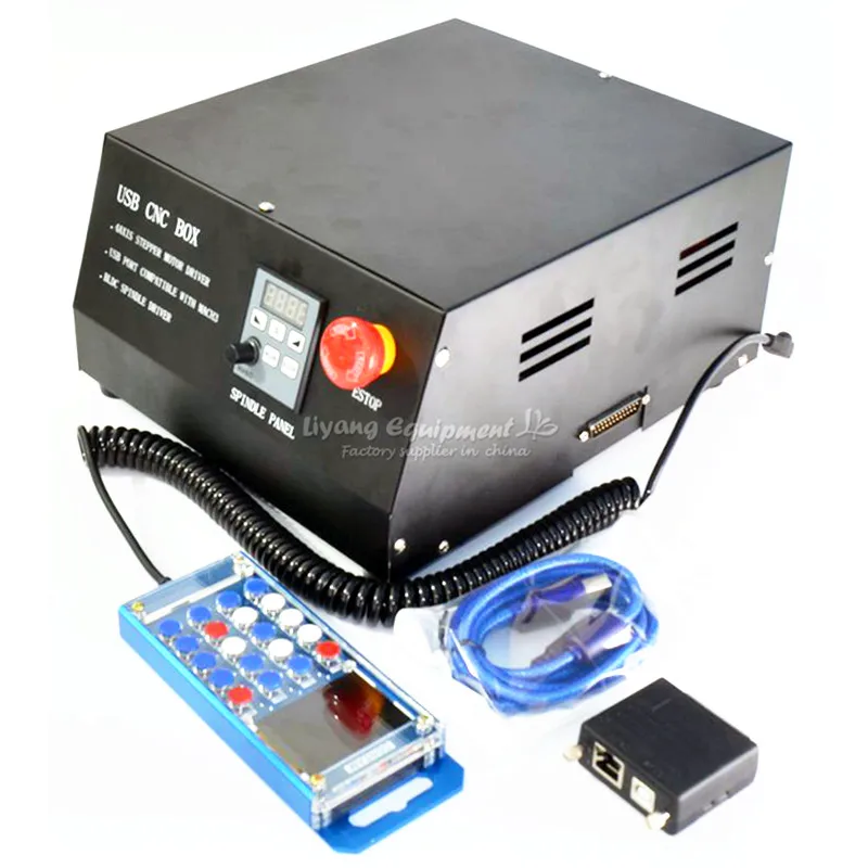 DC Brushless Spindle Drive 4axis CNC Control Box MACH3 Parallet Port for Engraving Milling Machine
DC Brushless Spindle Drive 4axis CNC Control Box MACH3 Parallet Port for Engraving Milling Machine