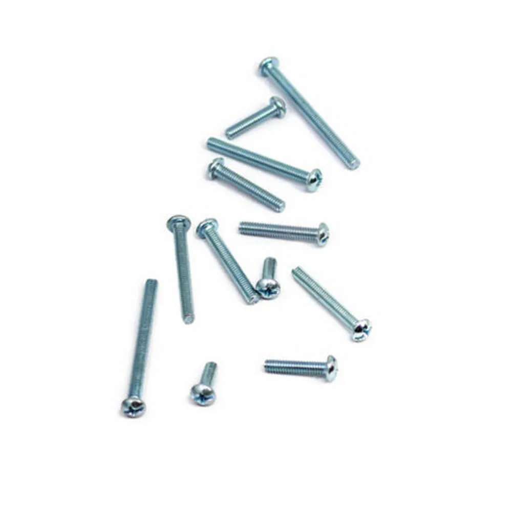 Flat Head and Round Head Phillips #8x1/2 to #8x2 Machine Screws Kit 370 pcs
Flat Head and Round Head Phillips #8x1/2 to #8x2 Machine Screws Kit 370 pcs