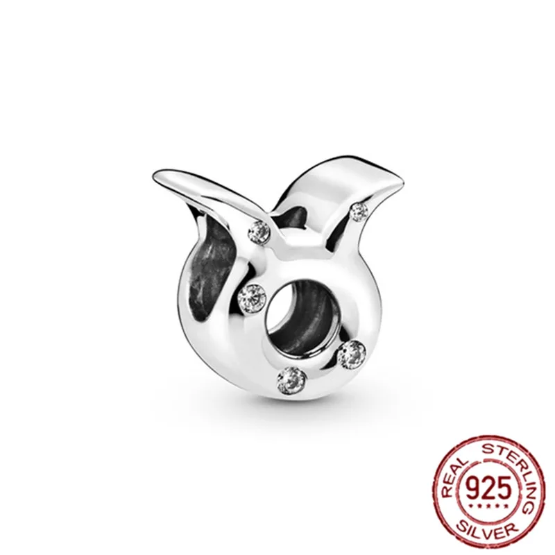 Hot DIY Charm Sparkling Twelve Zodiac Constellations With Crystal 925 Sterling Silver Bead Fit Fashion Bracelet Jewelry diy Gift 
Hot DIY Charm Sparkling Twelve Zodiac Constellations With Crystal 925 Sterling Silver Bead Fit Fashion Bracelet Jewelry diy Gift