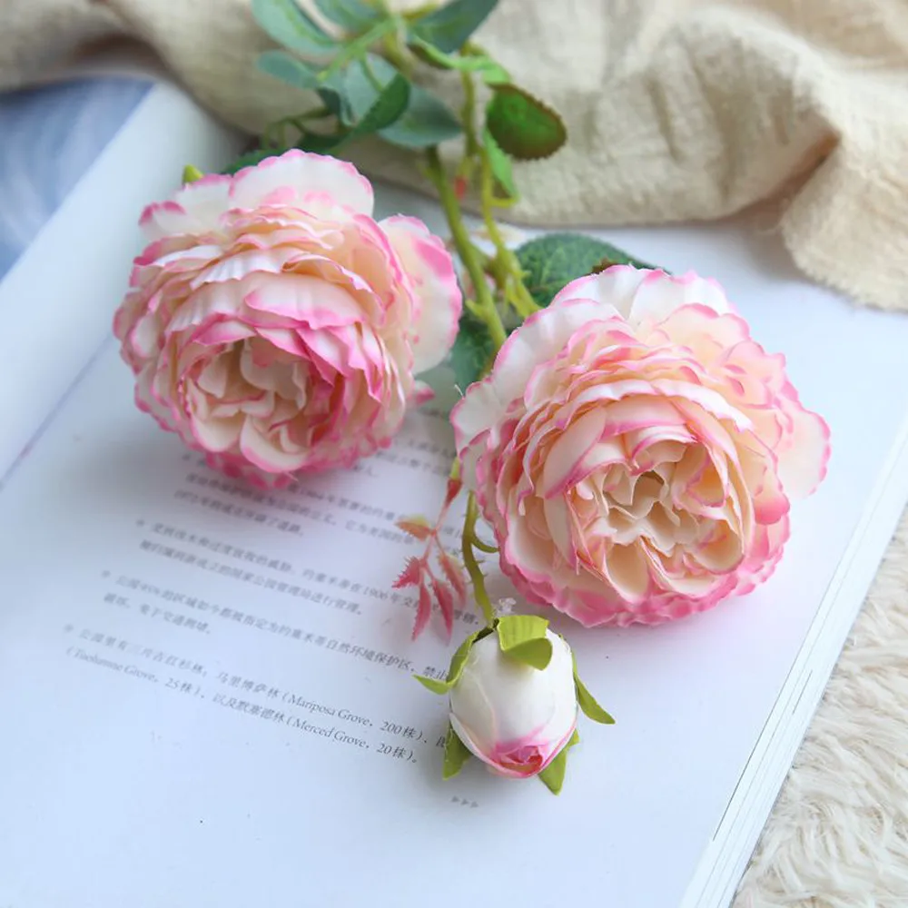 Artificial Flowers Artificial Fake Western Rose Flower Peony Bridal Bouquet Wedding Home Decor Wedding Party Decoration
Artificial Flowers Artificial Fake Western Rose Flower Peony Bridal Bouquet Wedding Home Decor Wedding Party Decoration