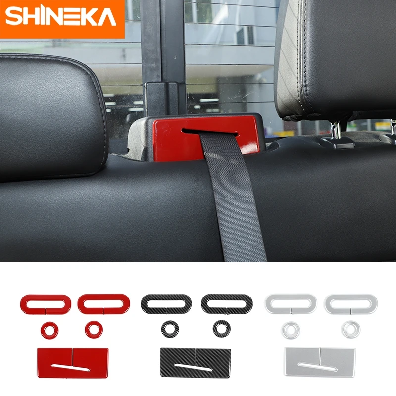 SHINEKA Car Headrest Seat Belt Adjustment Decoration Cover Trim Accessories for Ford F150 Raptor 2009 2010 2011 2012 2013 2014
SHINEKA Car Headrest Seat Belt Adjustment Decoration Cover Trim Accessories for Ford F150 Raptor 2009 2010 2011 2012 2013 2014