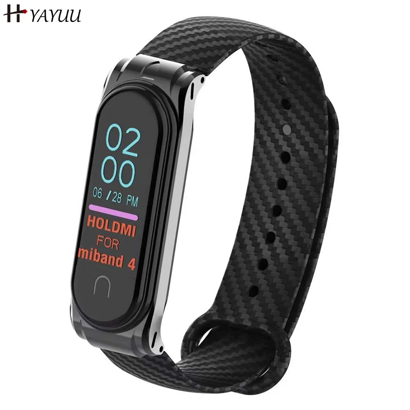 YAYUU Silicone Carbon Fiber Watch Strap for Xiaomi Mi Band 4 Bracelet Wristband For Mi Band 4 3 Wrist Strap Miband 4 Bands
YAYUU Silicone Carbon Fiber Watch Strap for Xiaomi Mi Band 4 Bracelet Wristband For Mi Band 4 3 Wrist Strap Miband 4 Bands