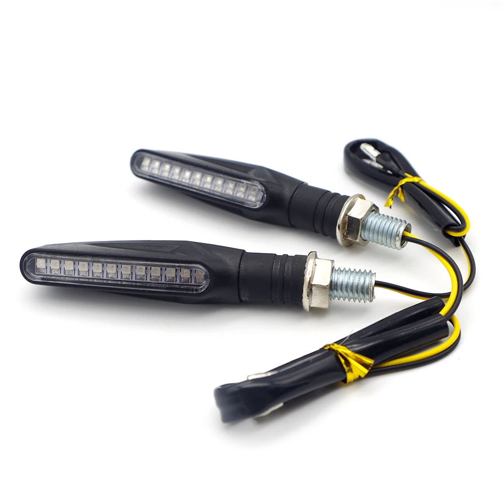 New Flashing Motorcycle LED Turn Signals Blinker For Motorcycles Indicator Flasher LED Moto Rear Brake Stop Signals Light Lamp
New Flashing Motorcycle LED Turn Signals Blinker For Motorcycles Indicator Flasher LED Moto Rear Brake Stop Signals Light Lamp