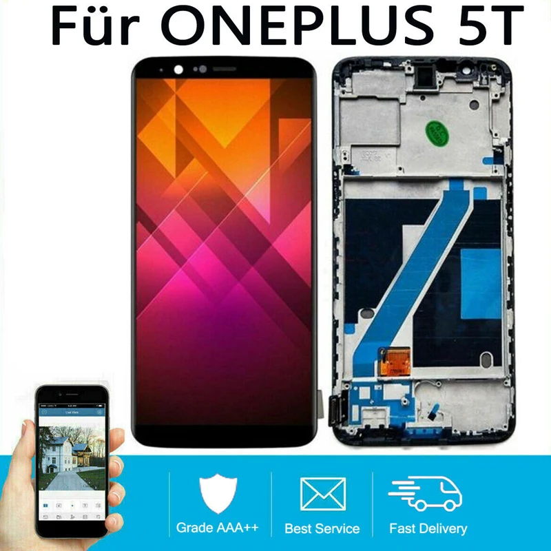 Mayitr Phone Touch Panel Parts Suitable For ONEPLUS 5T A5010 LCD Display Touch Screen Digitizer Frame With Tools Accessories
Mayitr Phone Touch Panel Parts Suitable For ONEPLUS 5T A5010 LCD Display Touch Screen Digitizer Frame With Tools Accessories