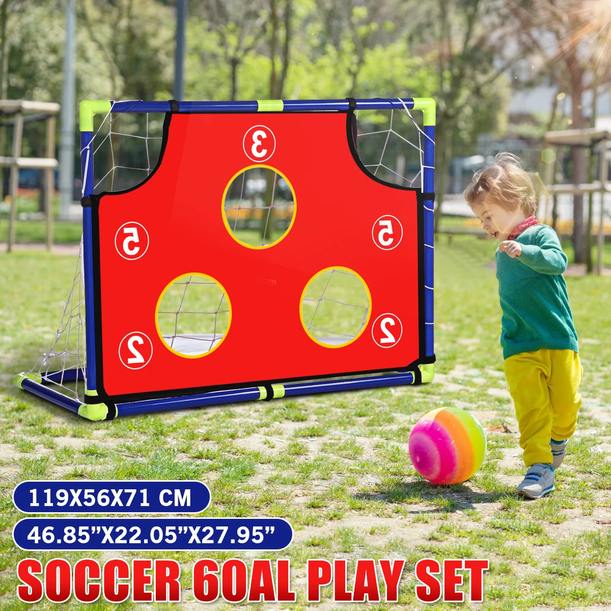 Children Soccer Goal Net Outdoor Sports Toys Gift Football Goal Door Set for Backyard Indoor Toy Foldable Soccer Equipment
Children Soccer Goal Net Outdoor Sports Toys Gift Football Goal Door Set for Backyard Indoor Toy Foldable Soccer Equipment