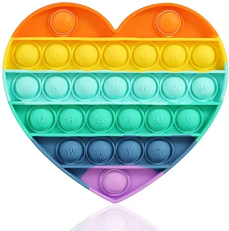1pcs Funny Pop Bubble Reliver Stress Toys Rainbow Push Bubble Antistress Toys For Adult Kid Sensory Toy Autism Stress Reliever
1pcs Funny Pop Bubble Reliver Stress Toys Rainbow Push Bubble Antistress Toys For Adult Kid Sensory Toy Autism Stress Reliever