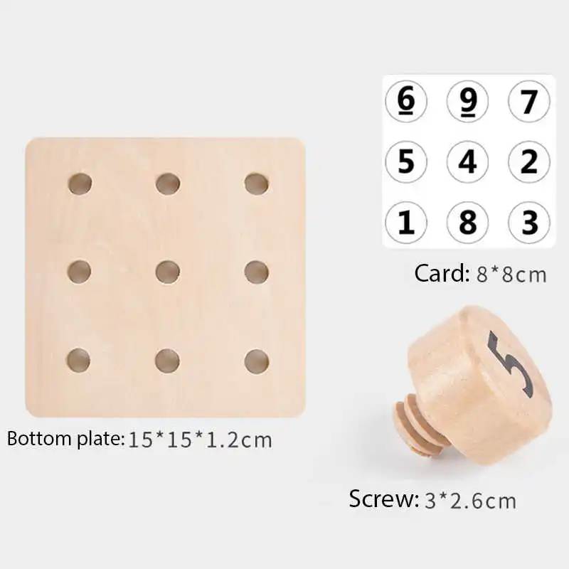 Children number match colors transform the fine motor screw training game educational aid toy present for baby girls
Children number match colors transform the fine motor screw training game educational aid toy present for baby girls