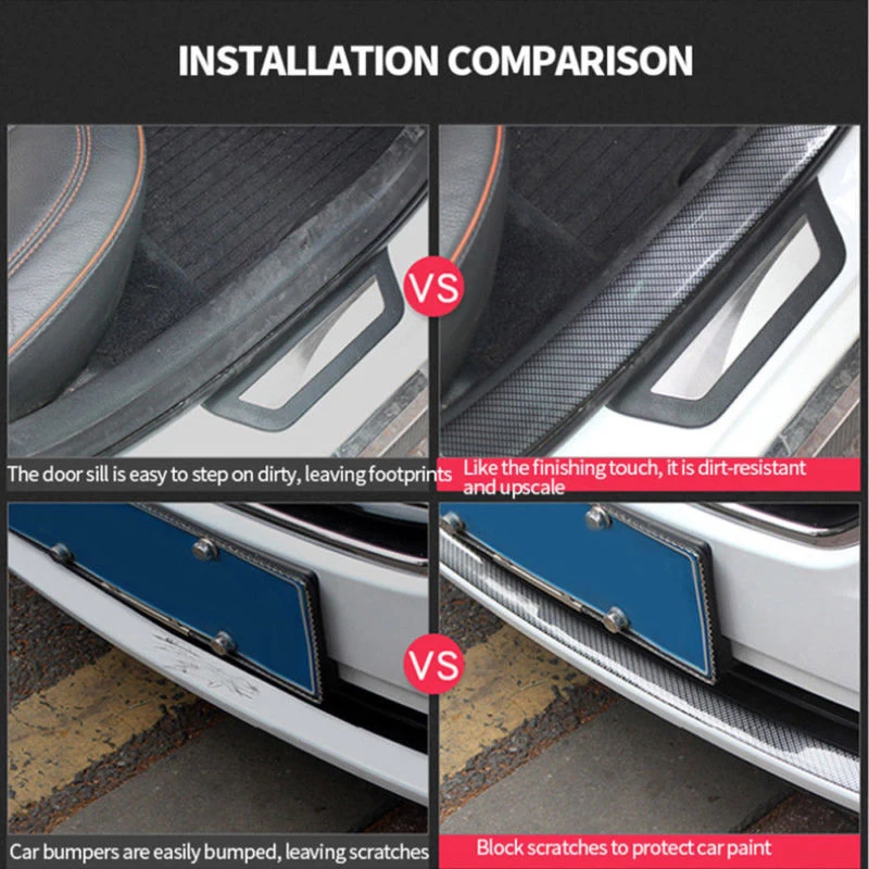 5CM*1M Carbon Fiber Rubber Moulding Strip Rubber DIY Door Sill Strip Protector Edge Guard StripCar Stickers Car Styling
5CM*1M Carbon Fiber Rubber Moulding Strip Rubber DIY Door Sill Strip Protector Edge Guard StripCar Stickers Car Styling