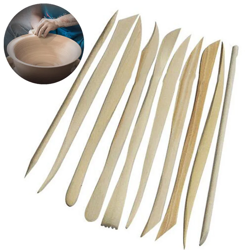 10Pcs/Set Carving Crafts Wooden Clay Sculpture Knife Pottery Sharpen Modeling Little Figurines Pottery Tools
10Pcs/Set Carving Crafts Wooden Clay Sculpture Knife Pottery Sharpen Modeling Little Figurines Pottery Tools