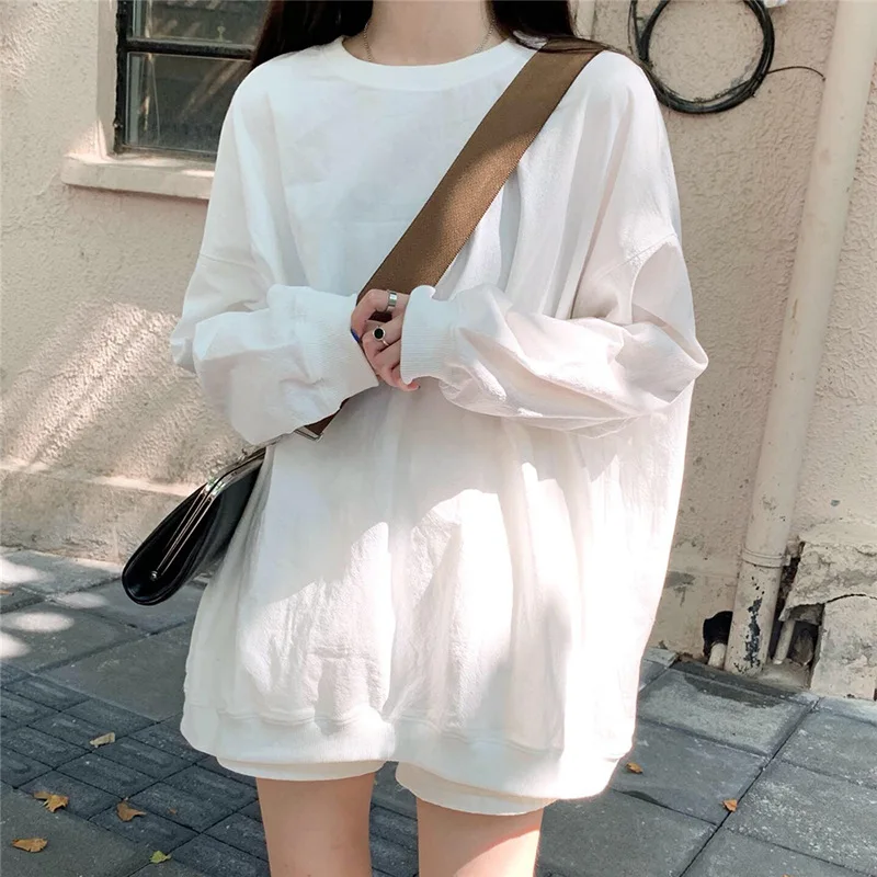2021 New Autumn Harajuku Loose Large Size Solid Color Thin Long-Sleeved Sweater Female Ins Student Women Oversized Hoodies
2021 New Autumn Harajuku Loose Large Size Solid Color Thin Long-Sleeved Sweater Female Ins Student Women Oversized Hoodies