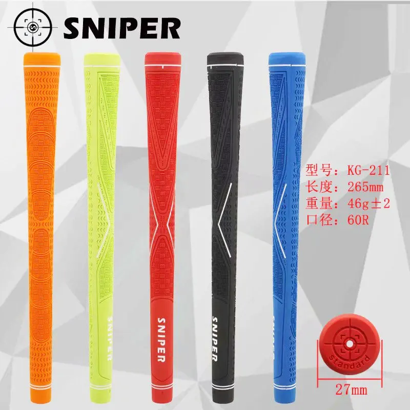 new Golf grips High quality rubber sniper KG-211 Golf irons wood grips 5 colors 8pcs/lot Golf clubs grips standard
new Golf grips High quality rubber sniper KG-211 Golf irons wood grips 5 colors 8pcs/lot Golf clubs grips standard
