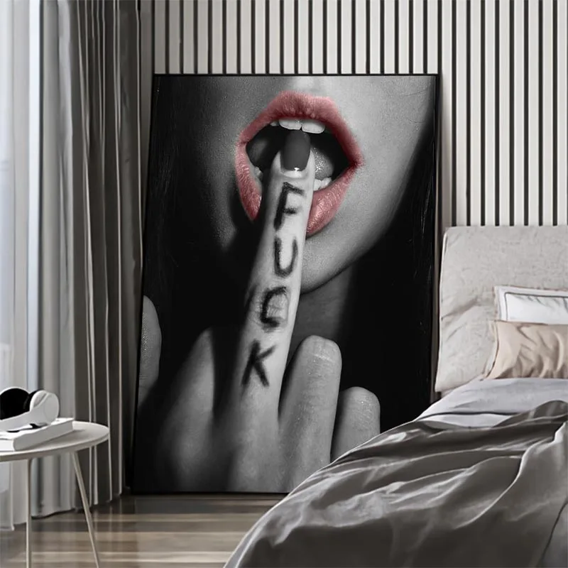 Sexy Lips With Finger Canvas Paintings On The Wall Art Posters And Prints Black And Withe Wall Pictures Home Decoration Cuadros
Sexy Lips With Finger Canvas Paintings On The Wall Art Posters And Prints Black And Withe Wall Pictures Home Decoration Cuadros