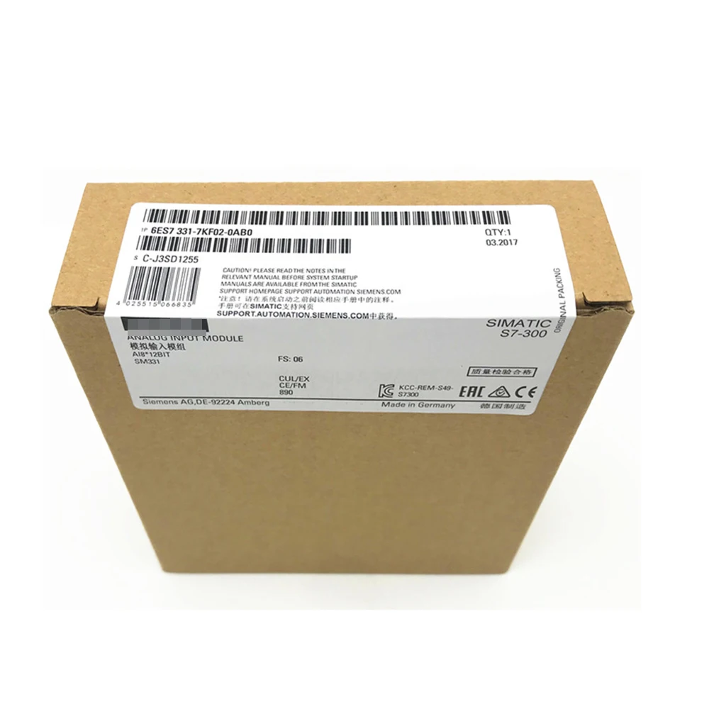 6ES7331-7KF02-0AB0 For Siemens Simatic Step 7 S7 300 SM PLC Controller S7300 SM331 Analog Input Module 1 Year Warranty
6ES7331-7KF02-0AB0 For Siemens Simatic Step 7 S7 300 SM PLC Controller S7300 SM331 Analog Input Module 1 Year Warranty