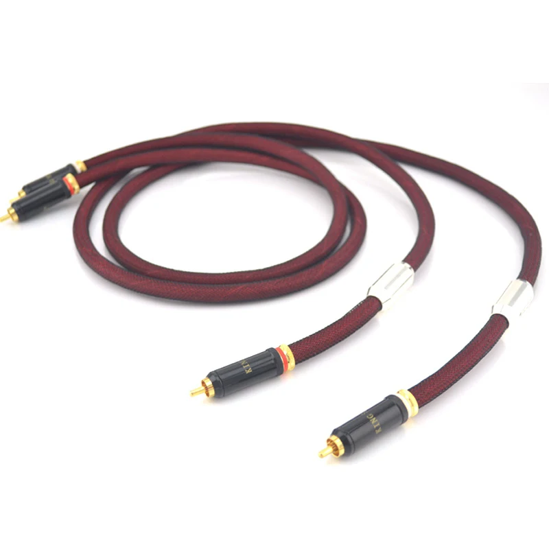 HI-END GT.2 OCC pure copper Audio RCA interconnect cable, Gold Plated RCA plug signal Wire
HI-END GT.2 OCC pure copper Audio RCA interconnect cable, Gold Plated RCA plug signal Wire