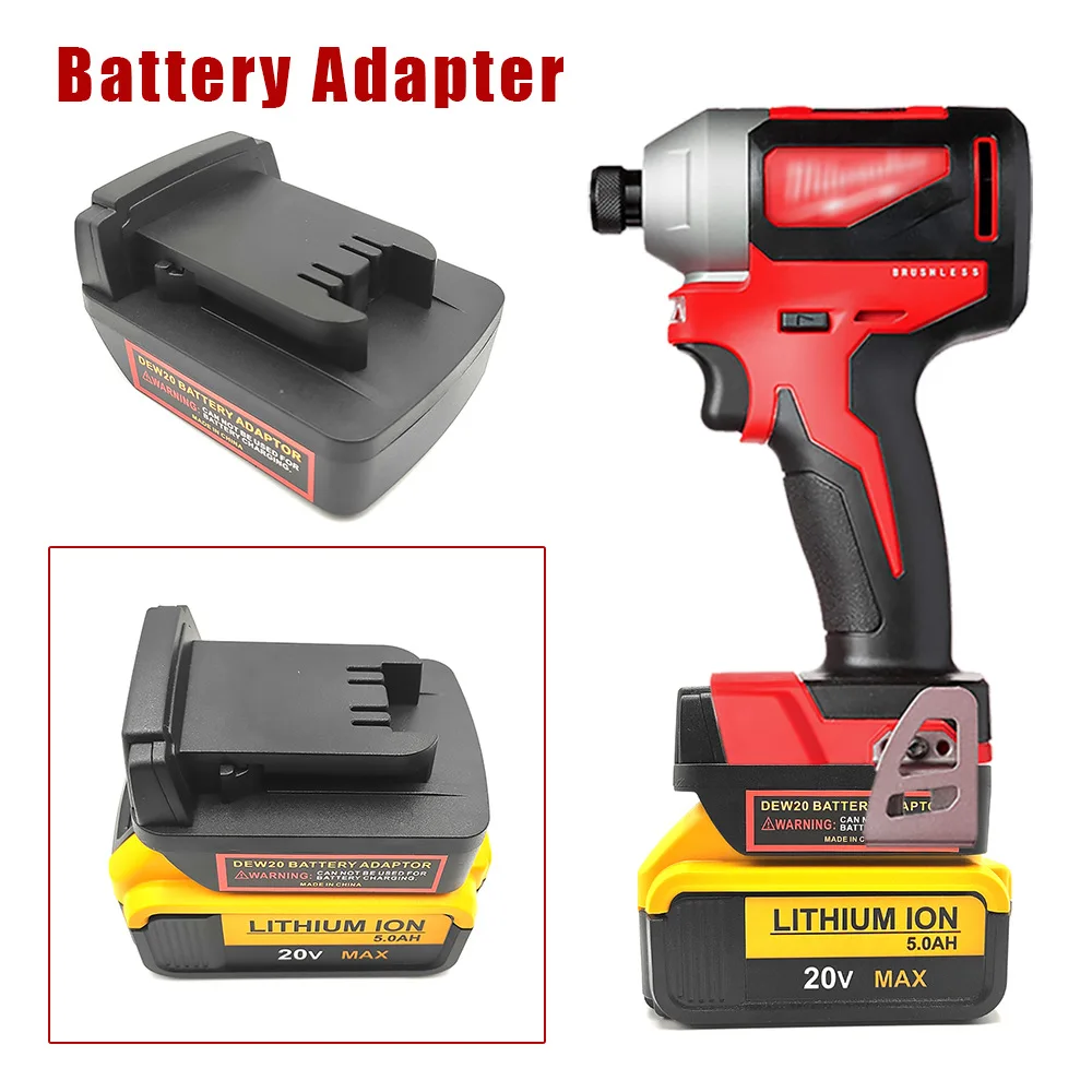 Dwwyth 18V20V DCB Series Lithium Battery Converted to Mwatch M18 18V Lithium Battery Adapter
Dwwyth 18V20V DCB Series Lithium Battery Converted to Mwatch M18 18V Lithium Battery Adapter
