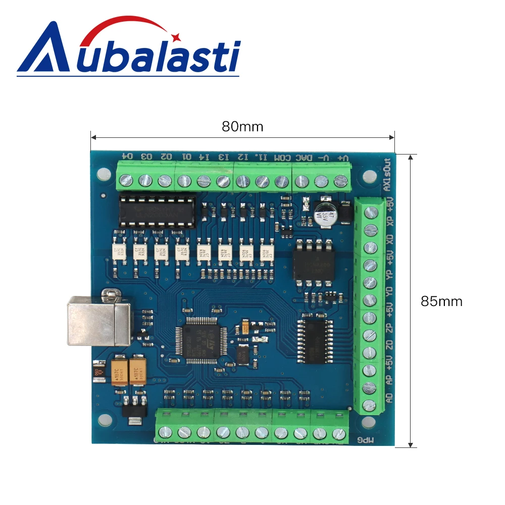 USB-контроллер движения Aubalasti с ЧПУ 100 кГц 4-осевой интерфейс драйвер для гравировки