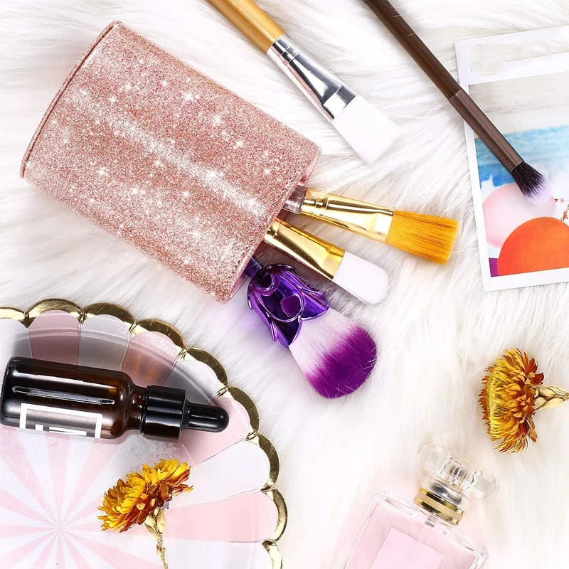 PU Glitter Pen Holder Pencil Cup Shiny Makeup Brush Holder Organizer Cup for Desk Office Classroom Home
PU Glitter Pen Holder Pencil Cup Shiny Makeup Brush Holder Organizer Cup for Desk Office Classroom Home
