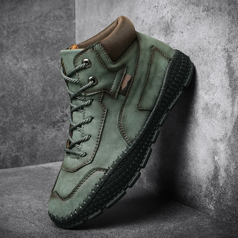 Men's Leather High-Top Shoes Fashion Retro Roma Style Oxford Shoes Classic Sewing Soles Casual Shoes Breathable Men Shoes
Men's Leather High-Top Shoes Fashion Retro Roma Style Oxford Shoes Classic Sewing Soles Casual Shoes Breathable Men Shoes
