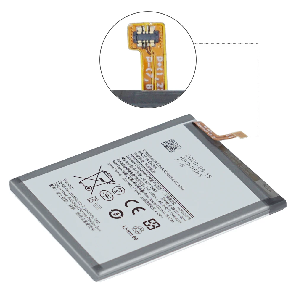 100% Original Battery EB-BN770ABY For Samsung Galaxy Note10 Lite Note10 Lite Authentic Battery 4500mAh High Quality+ tools
100% Original Battery EB-BN770ABY For Samsung Galaxy Note10 Lite Note10 Lite Authentic Battery 4500mAh High Quality+ tools