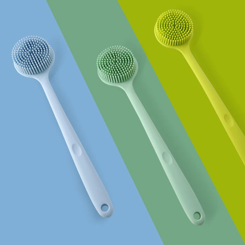 1Pcs Portable Bath Brush Bathroom Supplies Multi-Function Anti-slip Long Handle Double Sided Silicone Body Brushes Cleaning Tool
1Pcs Portable Bath Brush Bathroom Supplies Multi-Function Anti-slip Long Handle Double Sided Silicone Body Brushes Cleaning Tool