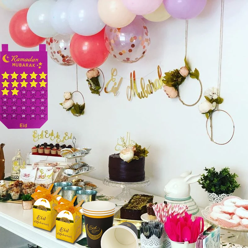 Gold Ramadan Eid Mubarak Decoration Eid Mubarak Banner Balloons Ramadan Kareem Party Muslim Islamic Festival Favor Eid al-fitr
Gold Ramadan Eid Mubarak Decoration Eid Mubarak Banner Balloons Ramadan Kareem Party Muslim Islamic Festival Favor Eid al-fitr