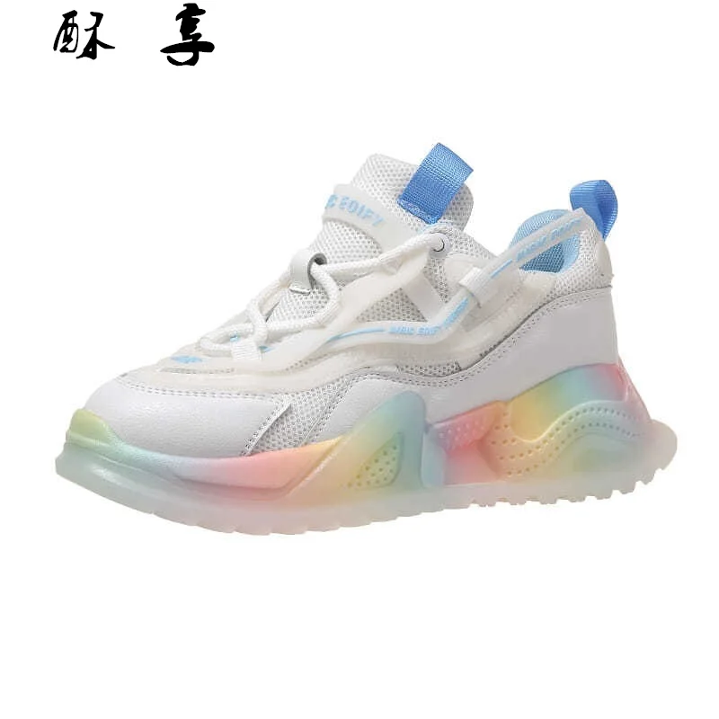 2021 Fashion Women's Shoes Colorful Color Matching Platform Shoes Spring Women's Sneakers Lace-up Comfortable Mesh Casual Shoes 
2021 Fashion Women's Shoes Colorful Color Matching Platform Shoes Spring Women's Sneakers Lace-up Comfortable Mesh Casual Shoes