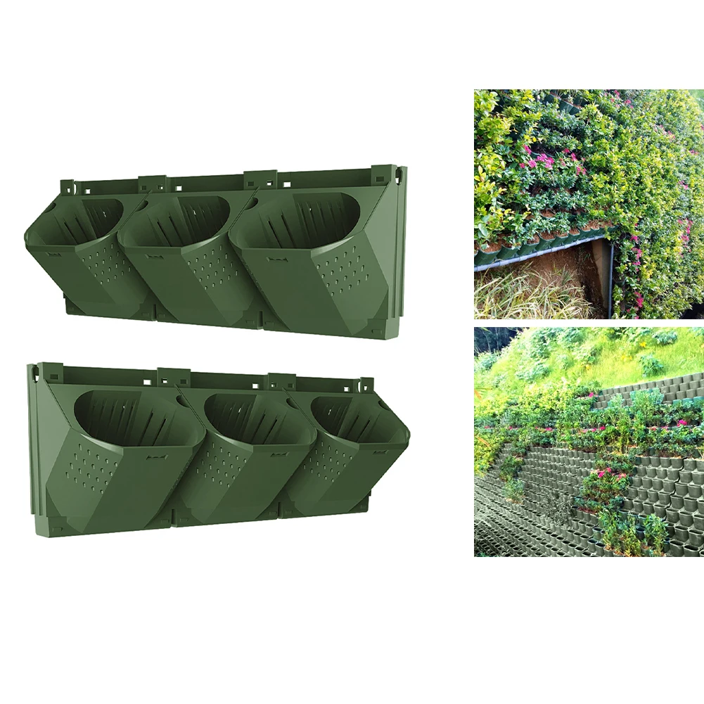 2PCS Self Watering Vertical Planter Plastic Garden Wall Pocket Wall-Mounted Holder Flower Pot For Indoor Outdoor Gardening
2PCS Self Watering Vertical Planter Plastic Garden Wall Pocket Wall-Mounted Holder Flower Pot For Indoor Outdoor Gardening