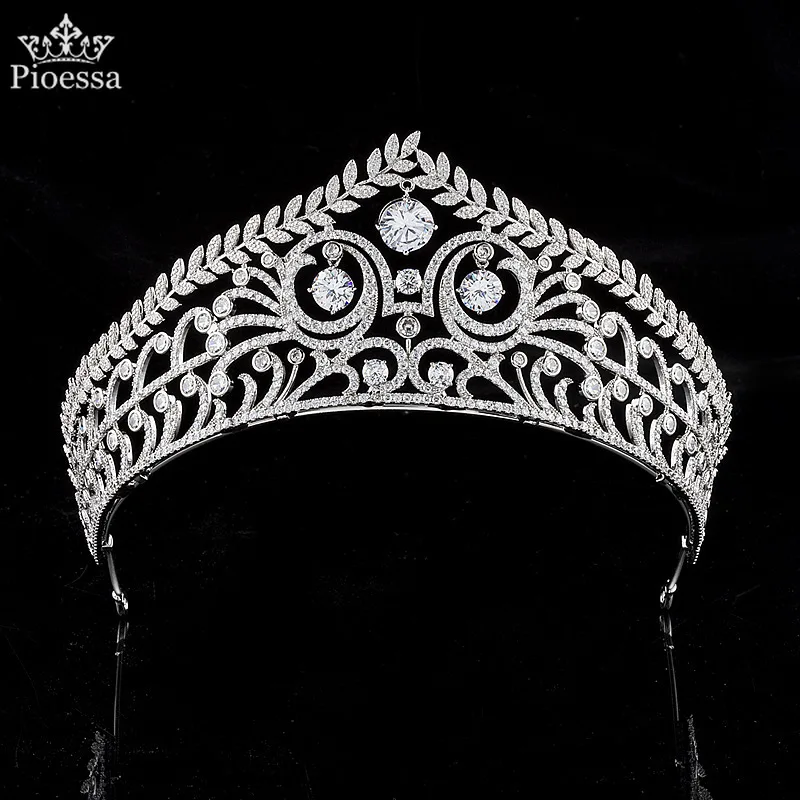 Европейская королевская принцесса Кэролайн Монако, Императорская корона, подвеска в виде капли воды, Классическая циркониевая корона, свадебные аксессуары для волос
Европейская королевская принцесса Кэролайн Монако, Императорская корона, подвеска в виде капли воды, Классическая циркониевая корона, свадебные аксессуары для волос