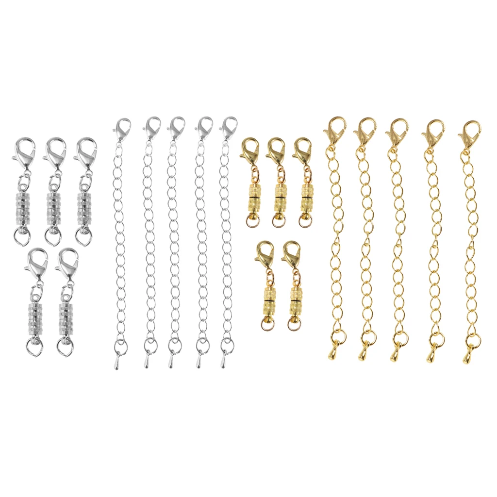 10 Pieces Cylinder Magnetic Clasp Lobster Clasp Connector with 9cm Chain Jewelry Findings
10 Pieces Cylinder Magnetic Clasp Lobster Clasp Connector with 9cm Chain Jewelry Findings