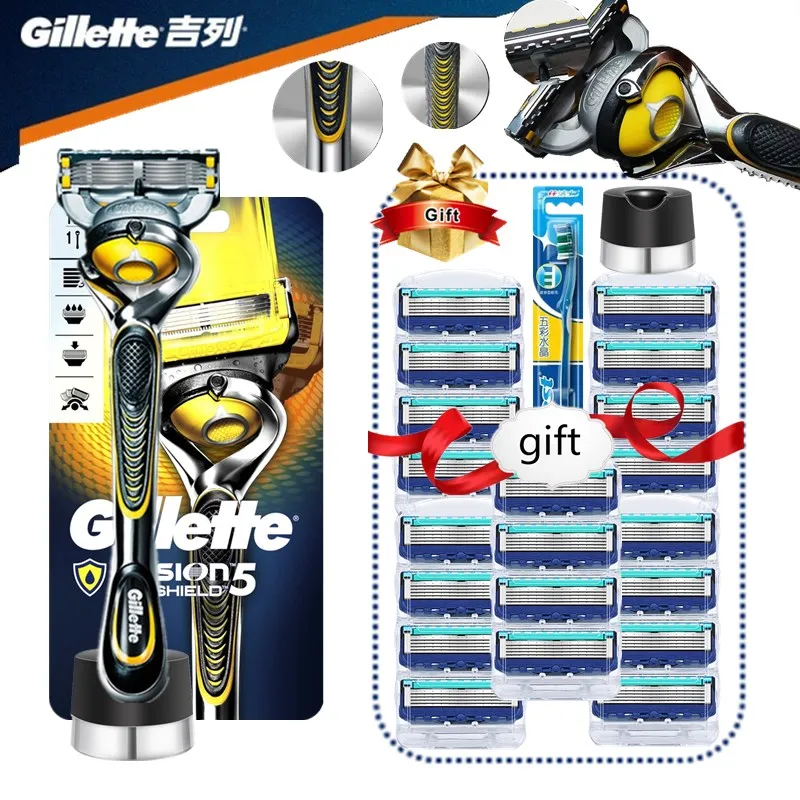 Gillette Fusion Proshield Flexball Men Shaver Razor Blade Machine for Shaving Blades Cassettes for Replacebale Blades with Base
Gillette Fusion Proshield Flexball Men Shaver Razor Blade Machine for Shaving Blades Cassettes for Replacebale Blades with Base