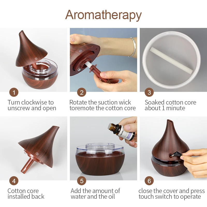 Kbaybo 300ml USB Ultrasonic Aromatherapy Diffuser Wood Grain Ultrasonic Cool Mist Humidifier for Office Home Bedroom Living Room
Kbaybo 300ml USB Ultrasonic Aromatherapy Diffuser Wood Grain Ultrasonic Cool Mist Humidifier for Office Home Bedroom Living Room