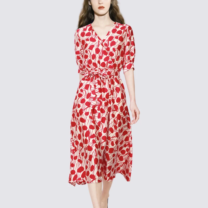 LLZACOOSH Floral Printted Vintage Women 2021 Summer Temperament V-Neck Short Sleeve Slim Chiffon A-Line Dress Female
LLZACOOSH Floral Printted Vintage Women 2021 Summer Temperament V-Neck Short Sleeve Slim Chiffon A-Line Dress Female