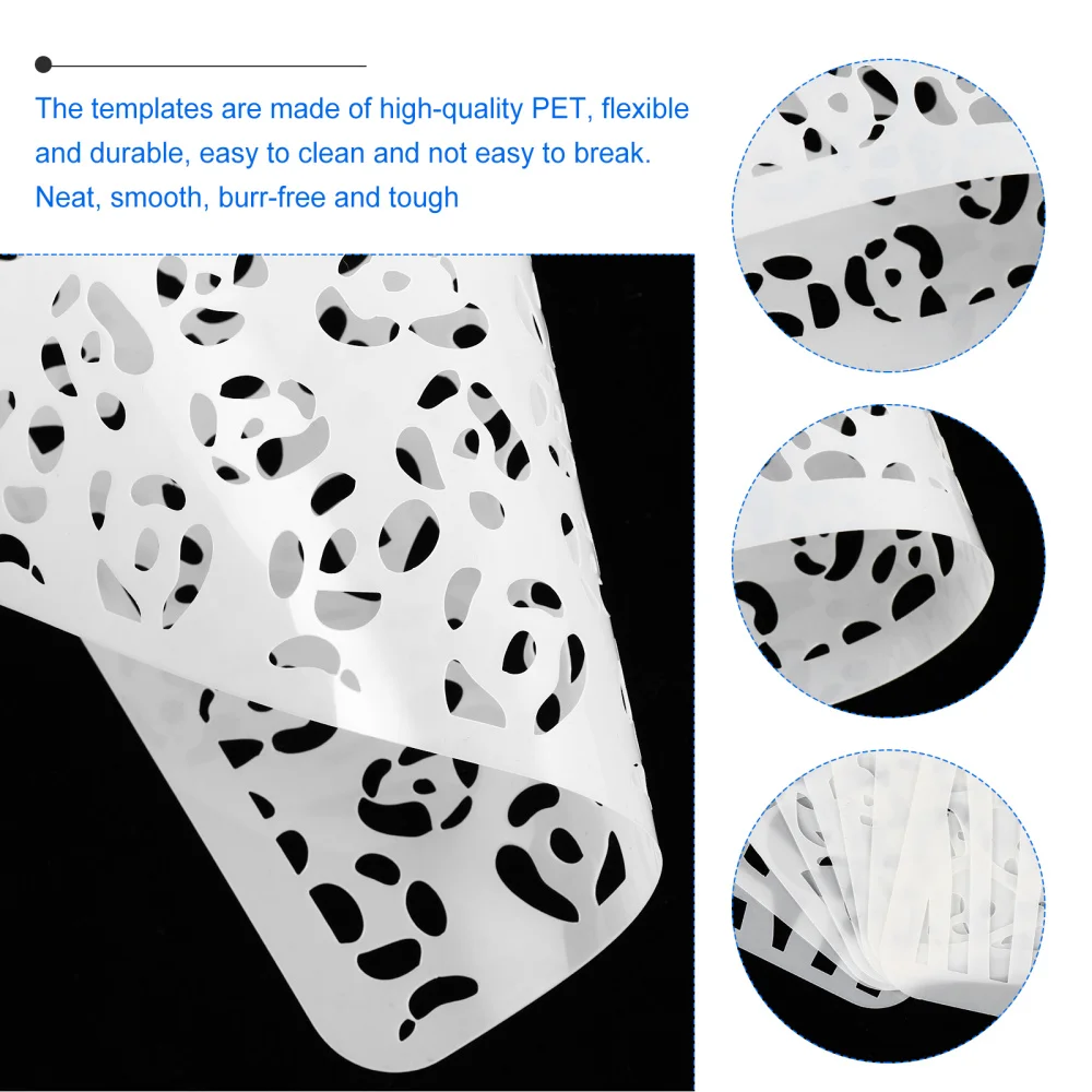 1 Set 8Pcs Hollow Drawing Stencils Practical DIY Painting Stencils Cake Template
1 Set 8Pcs Hollow Drawing Stencils Practical DIY Painting Stencils Cake Template