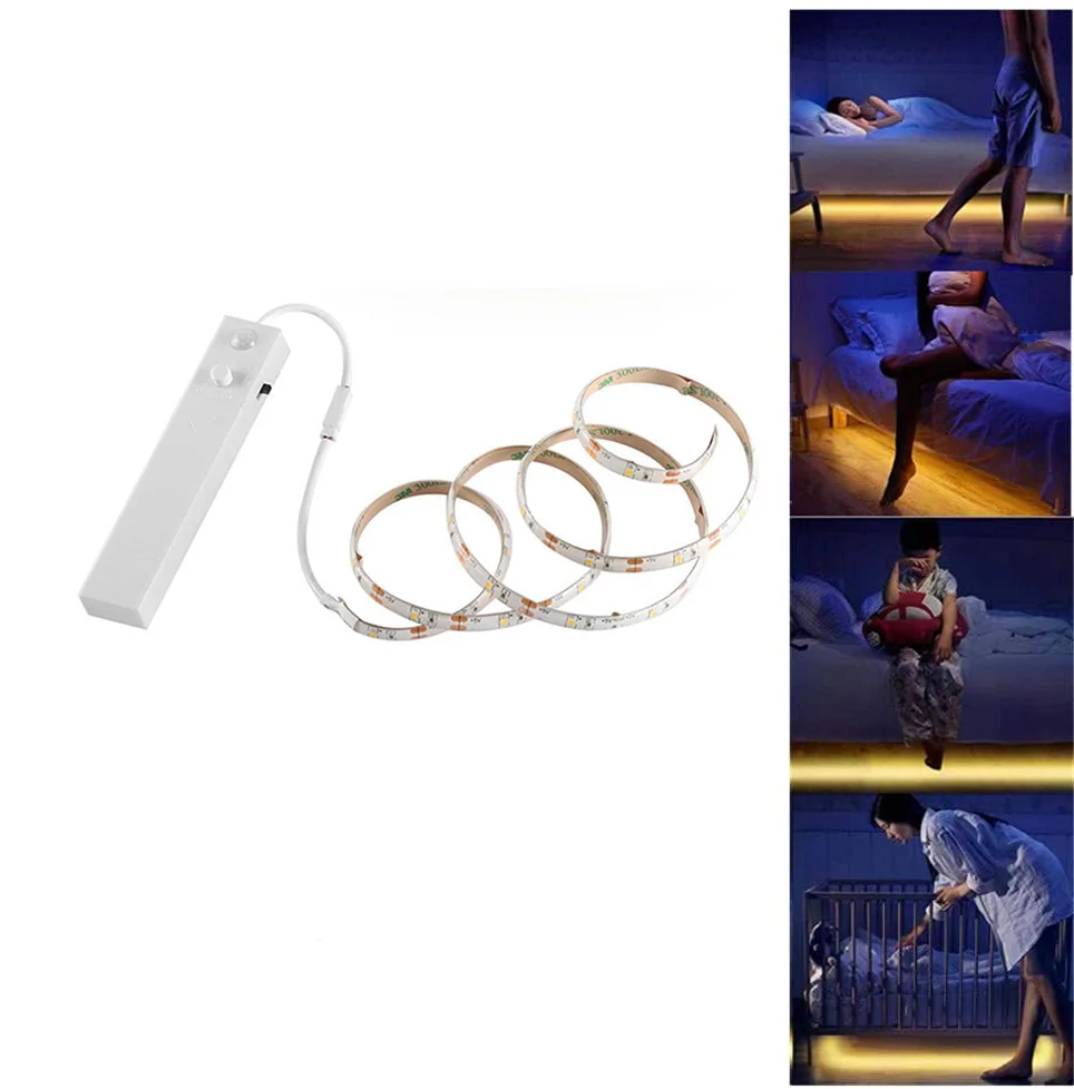 Waterproof Battery Operated Strip light 1M 2M 3M 2835 PIR Motion sensor LED For Cabinet Closet Kitchen Bedroom Wardrobe Light 
Waterproof Battery Operated Strip light 1M 2M 3M 2835 PIR Motion sensor LED For Cabinet Closet Kitchen Bedroom Wardrobe Light