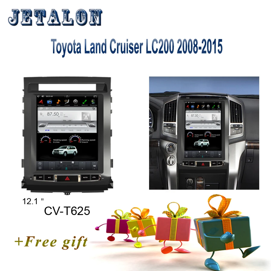 PX6 Смарт 12 1 "ips экран Tesla навигация для TOYOTA Land Cruiser LC200 Android автомобильный Радио gps